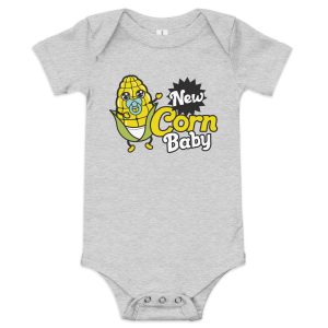New Corn Baby Short Sleeve One-Piece Bodysuit