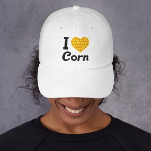 I Love Corn Dad Hat